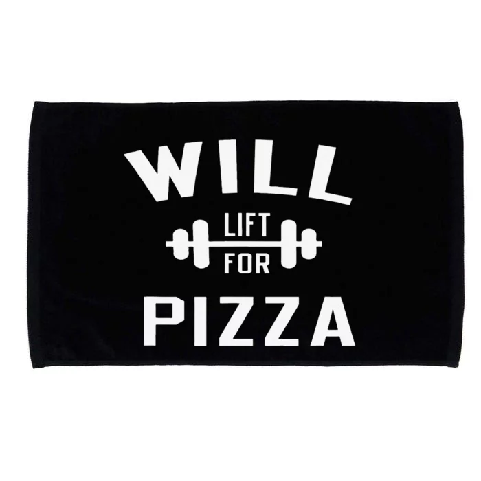 Fitness Will Lift For Pizza Bodybuilding Funny Microfiber Hand Towel