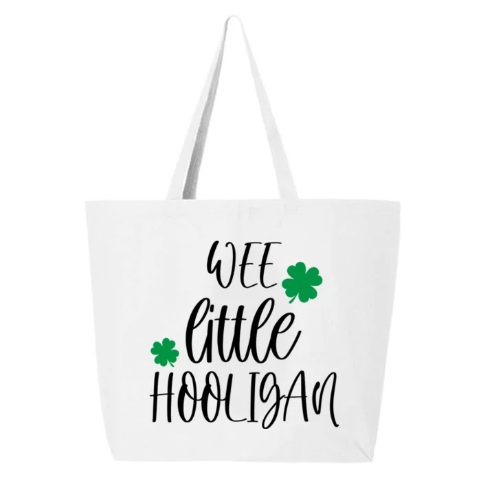 Funny Wee Little Hooligan St Patrick’s Day Funny Gift 25L Jumbo Tote