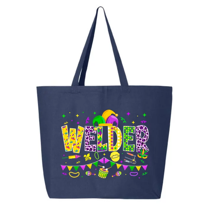 Funny Welder Lover Mardi Gras Carnival Party Gift 25L Jumbo Tote