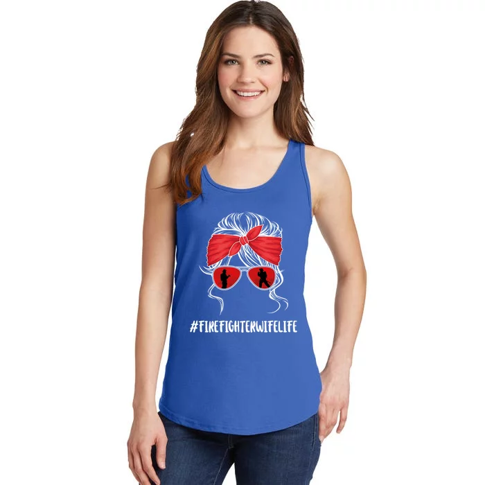 Firefighter Wife Life Fire Wife Great Gift Ladies Essential Tank