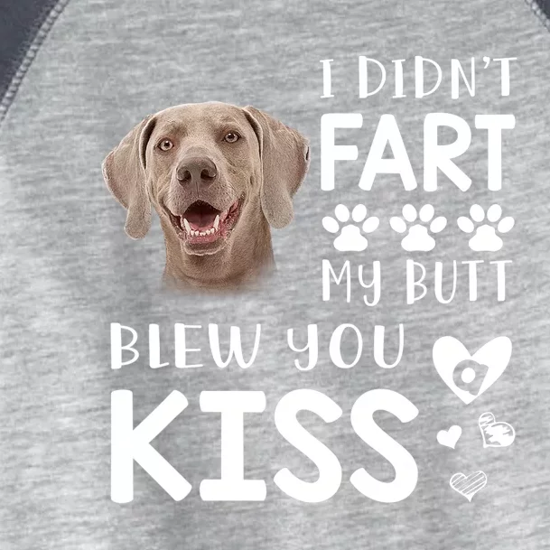 Funny Weimaraner Mom Dad Dog Lovers Gift Toddler Fine Jersey T-Shirt