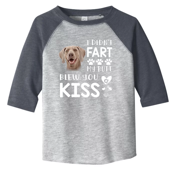 Funny Weimaraner Mom Dad Dog Lovers Gift Toddler Fine Jersey T-Shirt