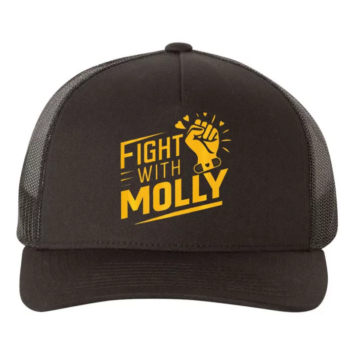 Fight With Molly Stem Cell Cancer Warrior Yupoong Adult 5-Panel Trucker Hat