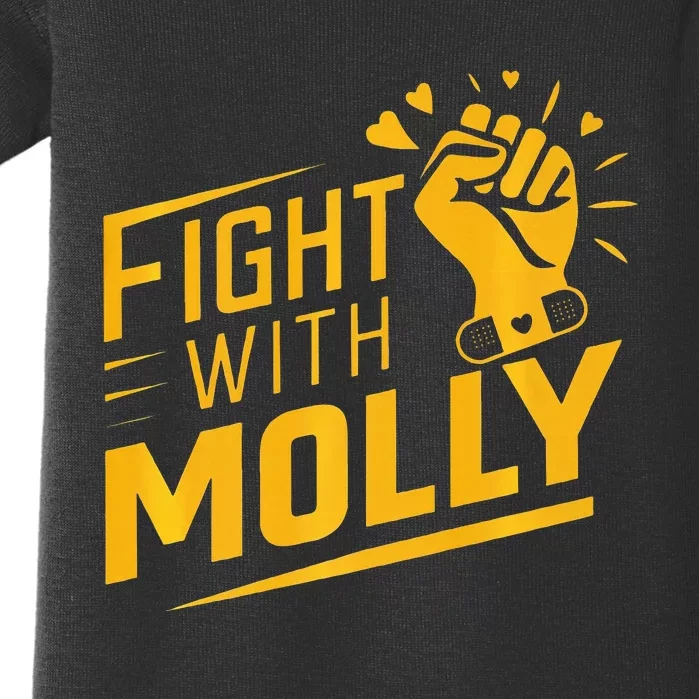 Fight With Molly Stem Cell Cancer Warrior Baby Bodysuit