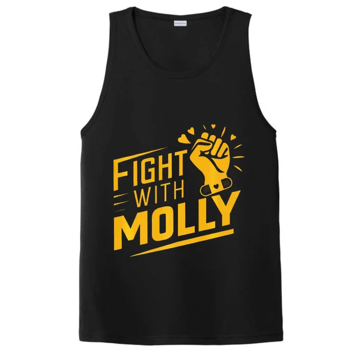 Fight With Molly Stem Cell Cancer Warrior Performance Tank