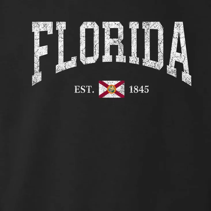 Florida Women Men Kids Florida State Flag Distressed Toddler Hoodie