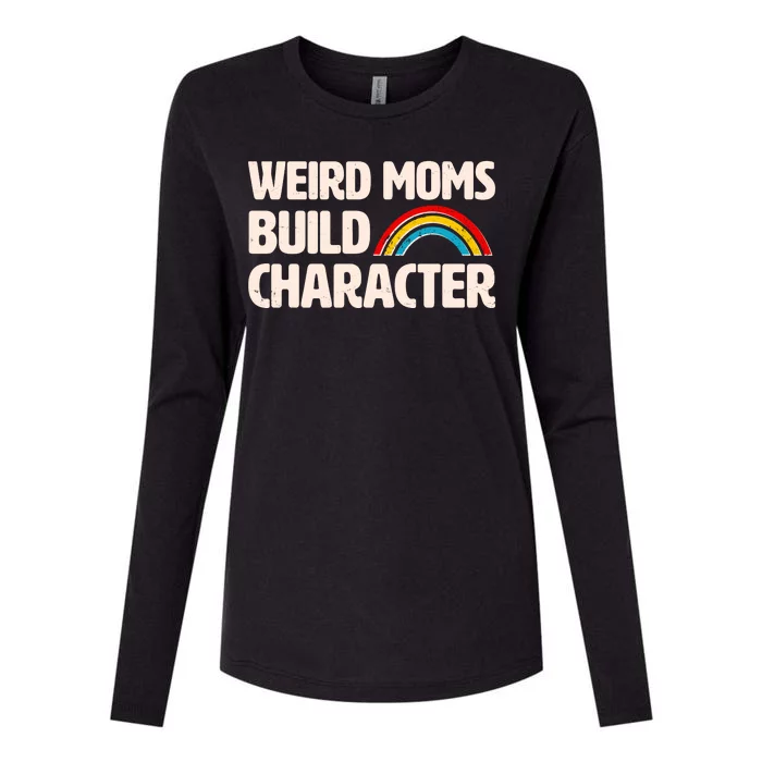 Funny Weird Moms Build Characters Womens Cotton Relaxed Long Sleeve T-Shirt