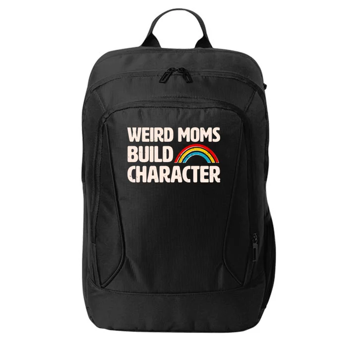 Funny Weird Moms Build Characters City Backpack