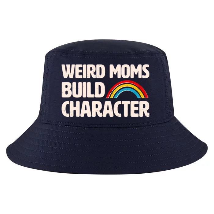 Funny Weird Moms Build Characters Cool Comfort Performance Bucket Hat