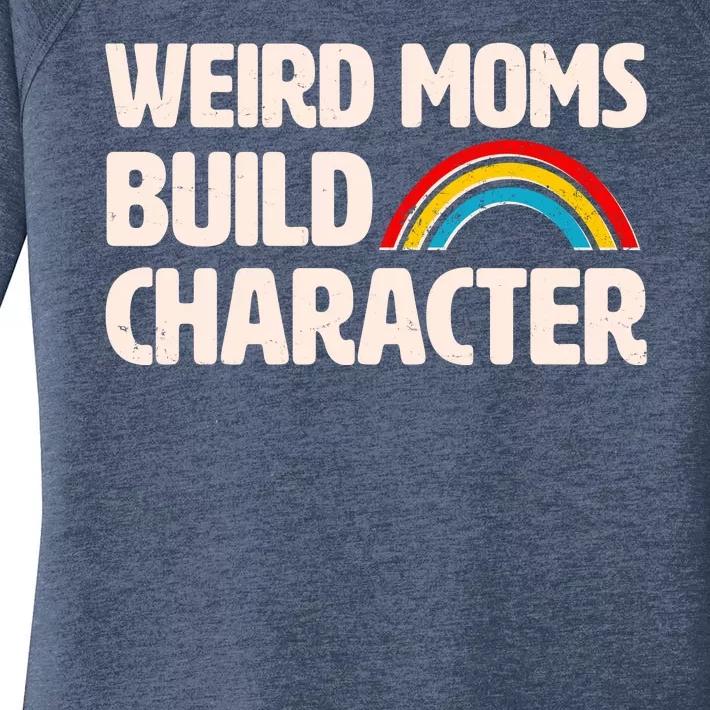 Funny Weird Moms Build Characters Women's Perfect Tri Tunic Long Sleeve Shirt