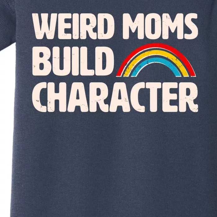 Funny Weird Moms Build Characters Baby Bodysuit