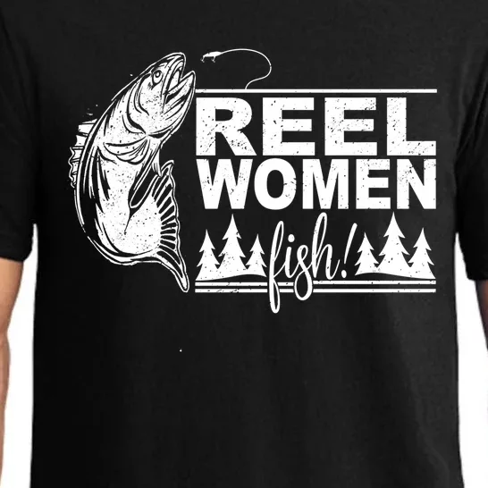 Fishing Wife Mom Cool Gift Pajama Set