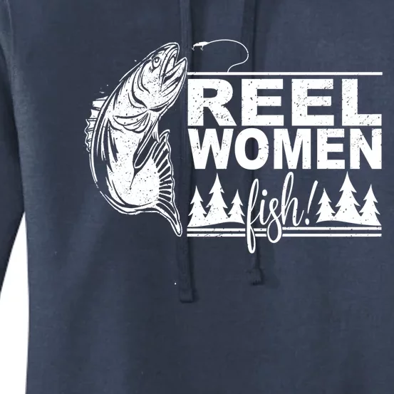 Fishing Wife Mom Cool Gift Women's Pullover Hoodie