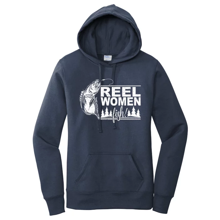 Fishing Wife Mom Cool Gift Women's Pullover Hoodie