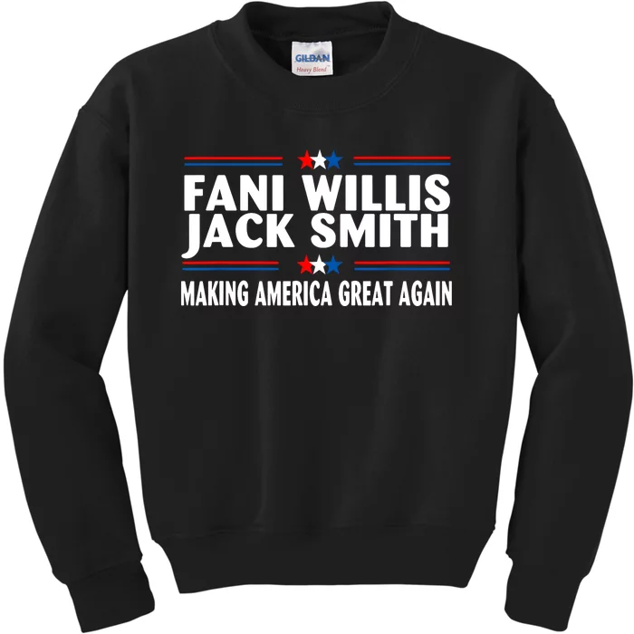 Fani Willis Making America Great Again Jack Smith Kids Sweatshirt