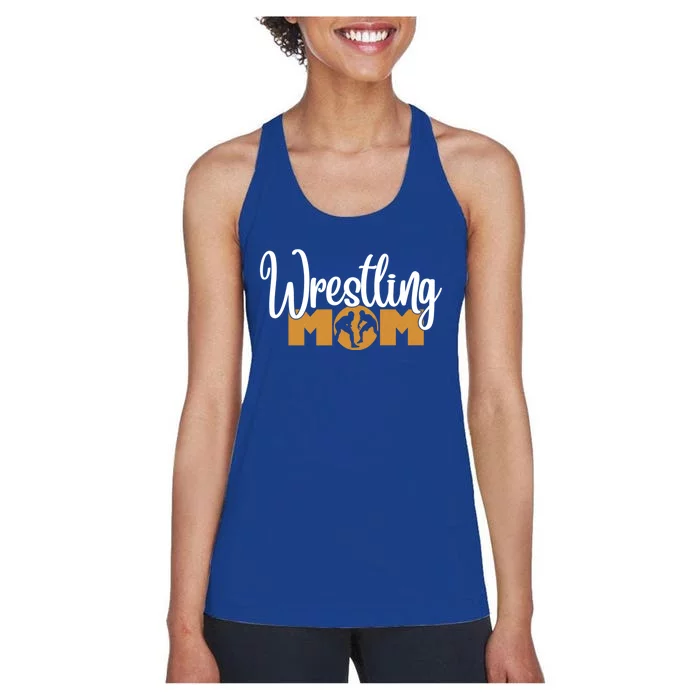 Funny Wrestling Mom Wrestler Mom Meaningful Gift Women's Racerback Tank