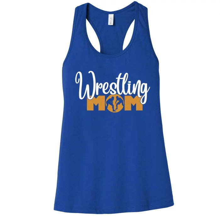 Funny Wrestling Mom Wrestler Mom Meaningful Gift Women's Racerback Tank