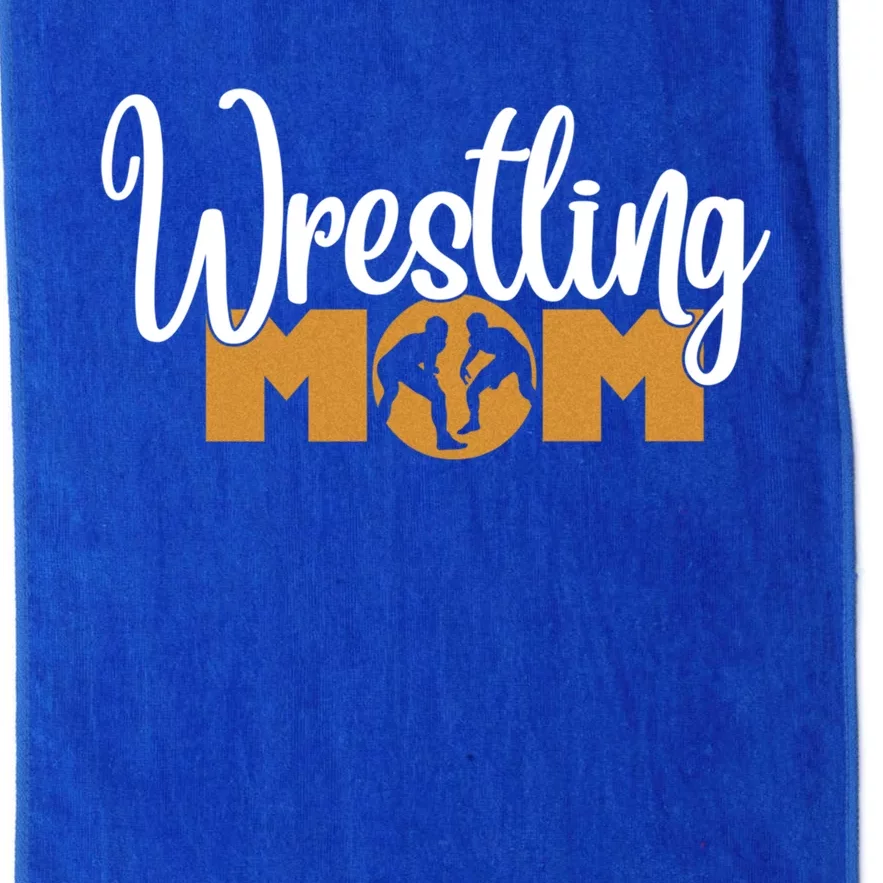 Funny Wrestling Mom Wrestler Mom Meaningful Gift Platinum Collection Golf Towel