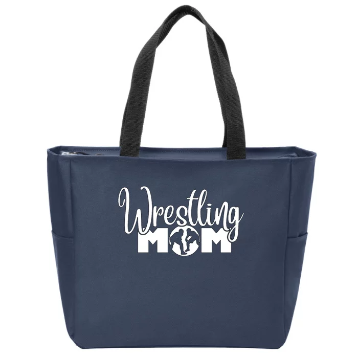 Funny Wrestling Mom Gift For Love Zip Tote Bag