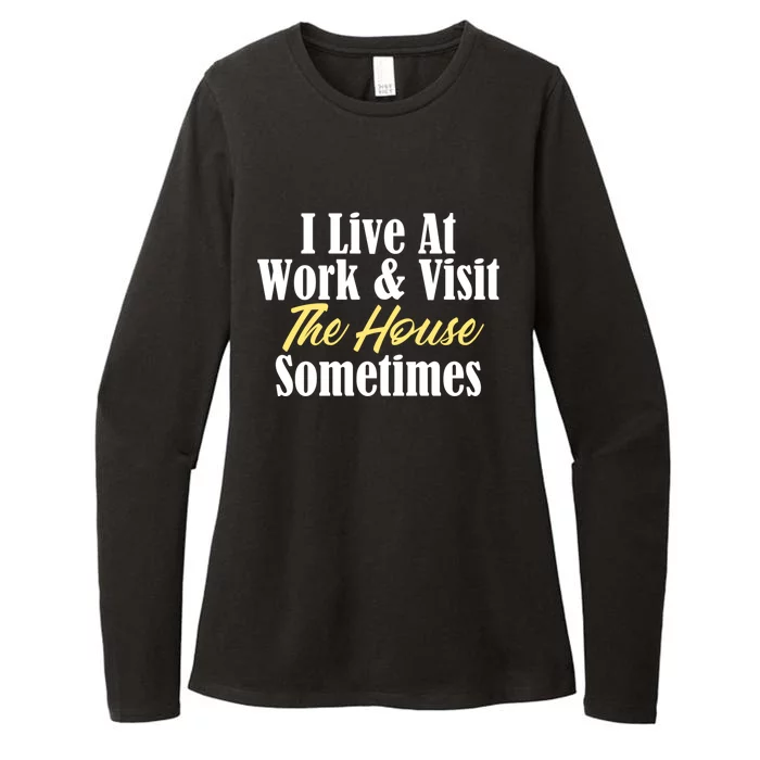 Funny Work Meaningful Gift Stupid Job No Life Stupid Boss Funny Meme Cute Gift Womens CVC Long Sleeve Shirt