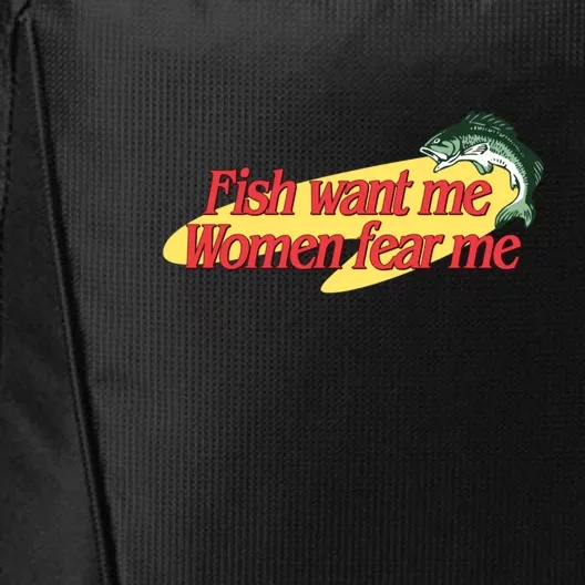 Fish Want Me Women Fear Me City Backpack