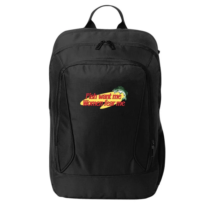 Fish Want Me Women Fear Me City Backpack