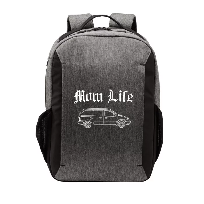 Funny Womens Mom Life Gangsta Minivan Gift Funny Gift For Busy Moms Vector Backpack