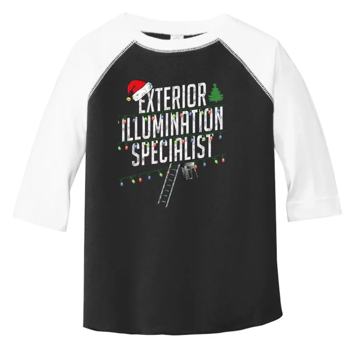 Funny Witty Matching Christmas Exterior Illumination Expert Toddler Fine Jersey T-Shirt