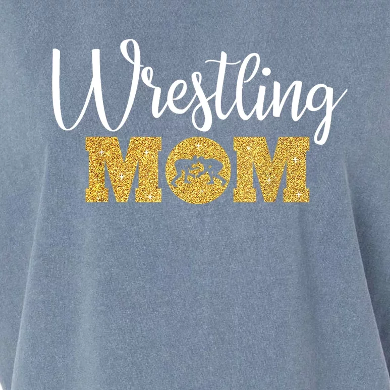 Funny Wrestling Mom Gift Funny Wrestling Gift For Women Wrestler Mom Gift Garment-Dyed Women's Muscle Tee