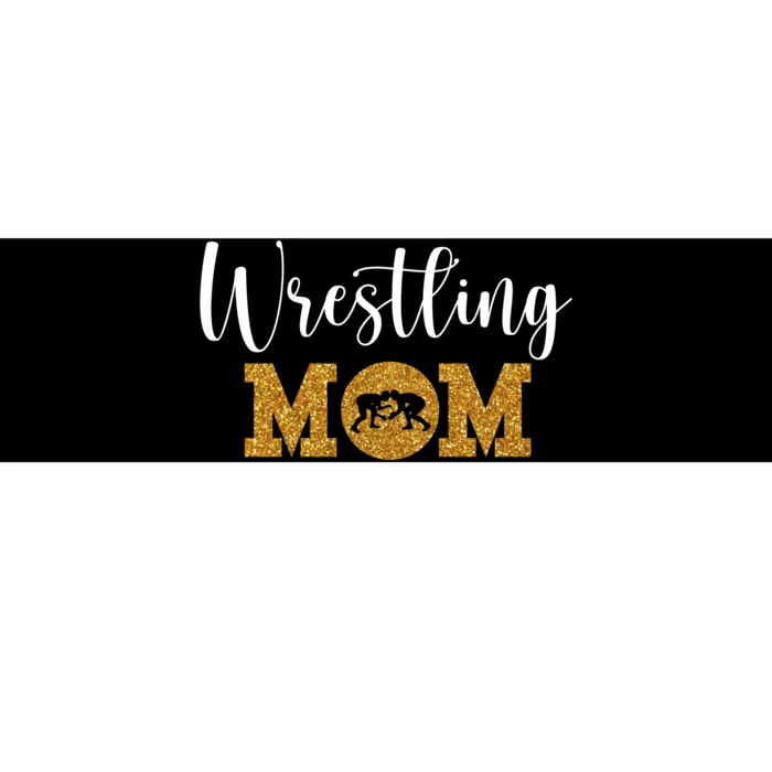 Funny Wrestling Mom Gift Funny Wrestling Gift For Women Wrestler Mom Gift Bumper Sticker