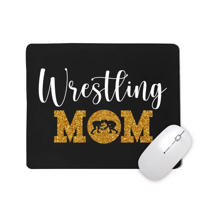 Funny Wrestling Mom Gift Funny Wrestling Gift For Women Wrestler Mom Gift Mousepad