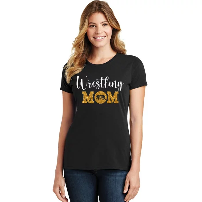 Funny Wrestling Mom Gift Funny Wrestling Gift For Women Wrestler Mom Gift Women's T-Shirt