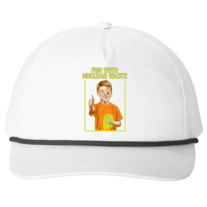 Fun With Nuclear Waste Funniest Snapback Five-Panel Rope Hat