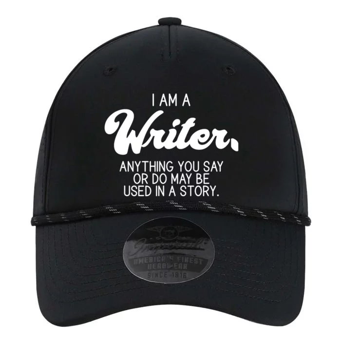 Funny Writer Novelist Author Poet Anything You Say Or Do Performance The Dyno Cap