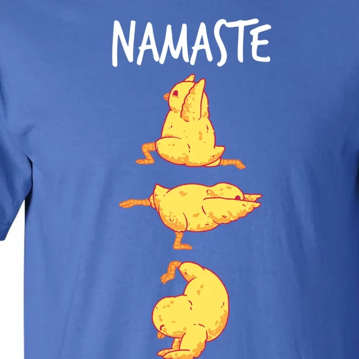 Funny Workout Namaste Chicken Yoga Pose Gift Tall T-Shirt