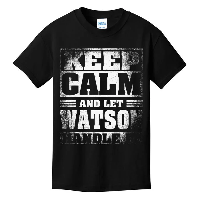 Funny Watson Name Gift Watson Kids T-Shirt