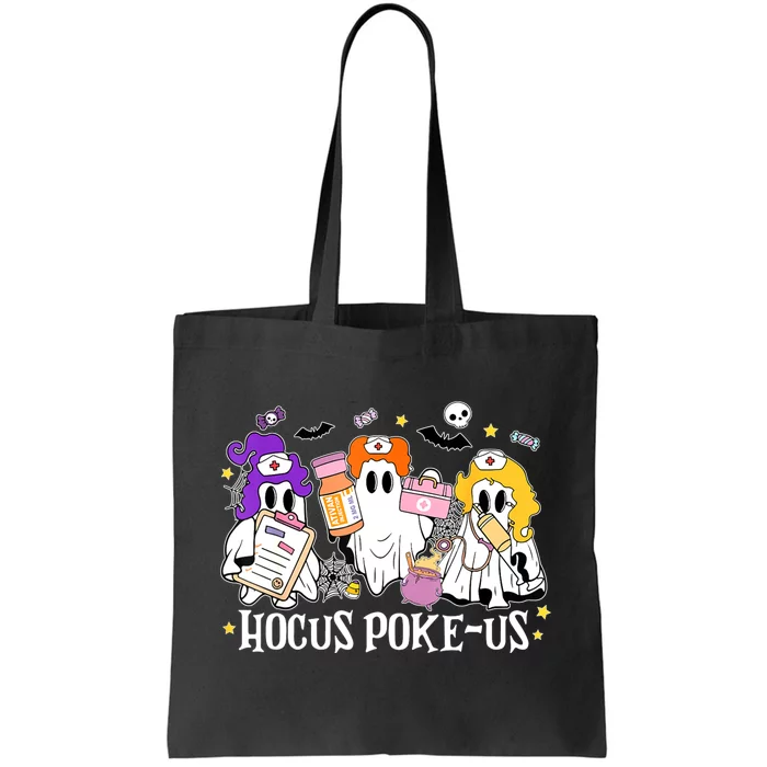 Funny Witches Nurse Spooky Nurse Costume Halloween Nursing Tote Bag