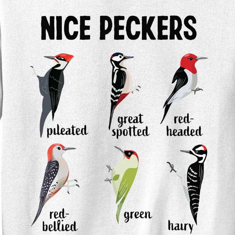 Funny Woodpecker Nice Peckers Bird Watching Sweatshirt