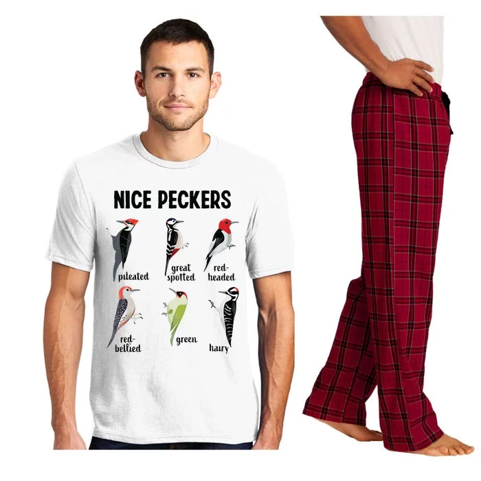 Funny Woodpecker Nice Peckers Bird Watching Pajama Set