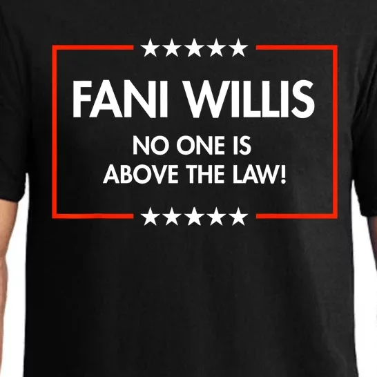 Fani Willis No One Is Above The Law Pajama Set