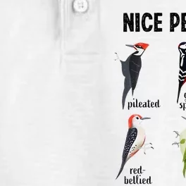 Funny Woodpecker Nice Peckers Bird Watching Dry Zone Grid Performance Polo