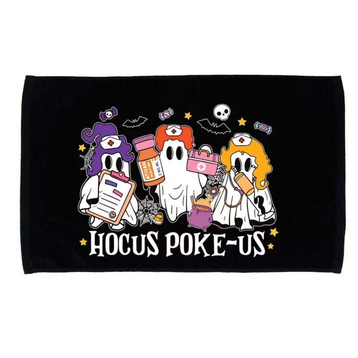 Funny Witches Nurse Spooky Nurse Costume Halloween Nursing Microfiber Hand Towel