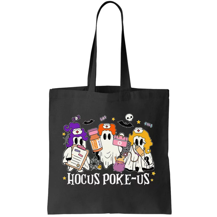 Funny Witches Nurse Spooky Nurse Costume Halloween Nursing Gift Tote Bag