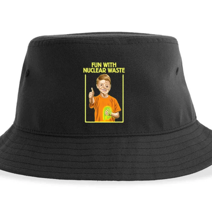 Fun With Nuclear Waste Funniest S Funny Dark Humor Sustainable Bucket Hat