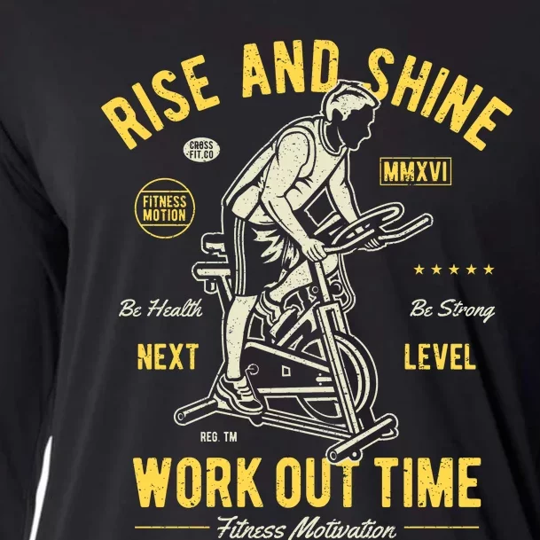 Fitness Work Out Time Cooling Performance Long Sleeve Crew