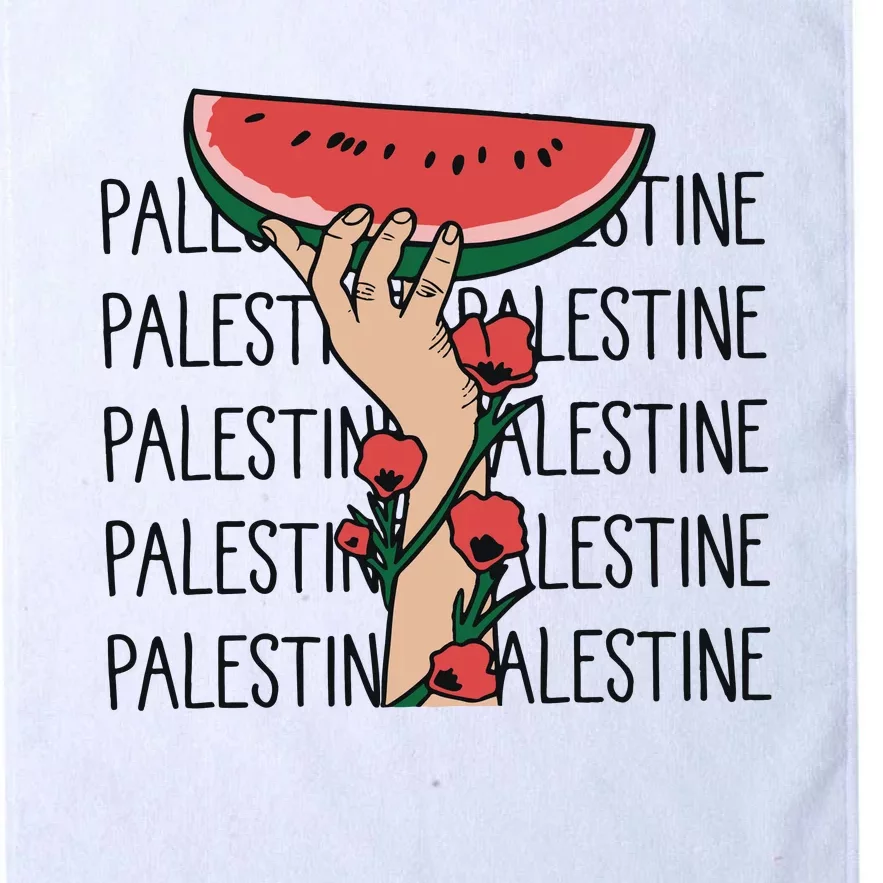 Floral Watermelon Palestine Watermelon Platinum Collection Golf Towel