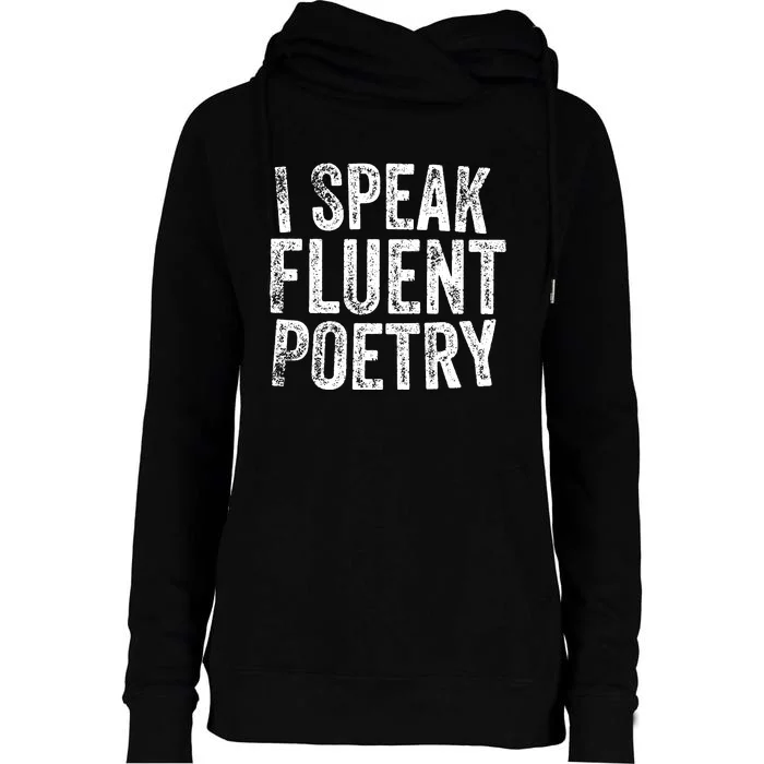 For Writers Poets Authors Womens Funnel Neck Pullover Hood