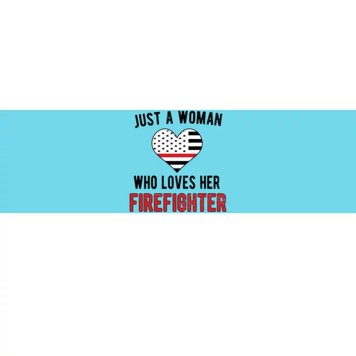 Firefighter Wife Proud Fire Wife Gift Bumper Sticker