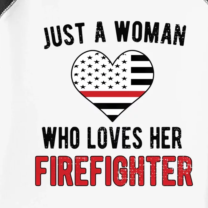 Firefighter Wife Proud Fire Wife Gift Infant Baby Jersey Bodysuit