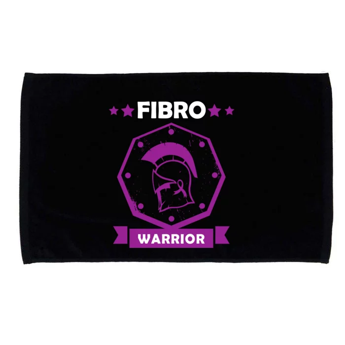 Fibro Warrior Purple Fibromyalgia Awareness Cool Gift Microfiber Hand Towel